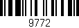Código de barras (EAN, GTIN, SKU, ISBN): '9772'