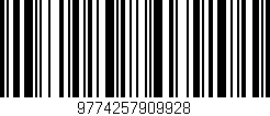 Código de barras (EAN, GTIN, SKU, ISBN): '9774257909928'