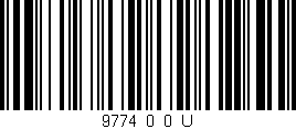 Código de barras (EAN, GTIN, SKU, ISBN): '9774_0_0_U'
