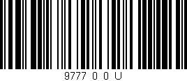 Código de barras (EAN, GTIN, SKU, ISBN): '9777_0_0_U'