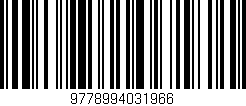 Código de barras (EAN, GTIN, SKU, ISBN): '9778994031966'