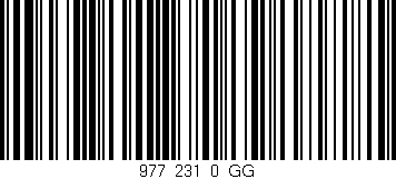 Código de barras (EAN, GTIN, SKU, ISBN): '977_231_0_GG'