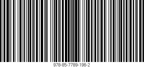 Código de barras (EAN, GTIN, SKU, ISBN): '978-85-7789-196-2'