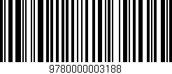 Código de barras (EAN, GTIN, SKU, ISBN): '9780000003188'