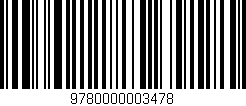 Código de barras (EAN, GTIN, SKU, ISBN): '9780000003478'