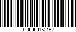 Código de barras (EAN, GTIN, SKU, ISBN): '9780000152152'