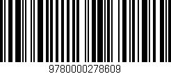 Código de barras (EAN, GTIN, SKU, ISBN): '9780000278609'