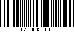 Código de barras (EAN, GTIN, SKU, ISBN): '9780000340931'