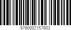 Código de barras (EAN, GTIN, SKU, ISBN): '9780002157803'