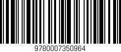 Código de barras (EAN, GTIN, SKU, ISBN): '9780007350964'