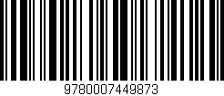 Código de barras (EAN, GTIN, SKU, ISBN): '9780007449873'