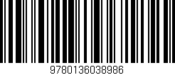 Código de barras (EAN, GTIN, SKU, ISBN): '9780136038986'