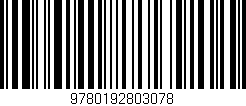 Código de barras (EAN, GTIN, SKU, ISBN): '9780192803078'