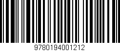 Código de barras (EAN, GTIN, SKU, ISBN): '9780194001212'