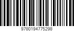 Código de barras (EAN, GTIN, SKU, ISBN): '9780194775298'