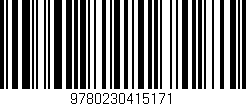 Código de barras (EAN, GTIN, SKU, ISBN): '9780230415171'