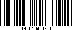 Código de barras (EAN, GTIN, SKU, ISBN): '9780230430778'