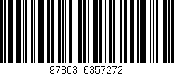 Código de barras (EAN, GTIN, SKU, ISBN): '9780316357272'