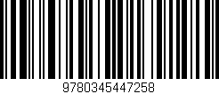 Código de barras (EAN, GTIN, SKU, ISBN): '9780345447258'