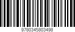 Código de barras (EAN, GTIN, SKU, ISBN): '9780345803498'