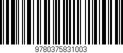 Código de barras (EAN, GTIN, SKU, ISBN): '9780375831003'