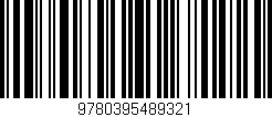 Código de barras (EAN, GTIN, SKU, ISBN): '9780395489321'