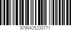 Código de barras (EAN, GTIN, SKU, ISBN): '9780425233771'