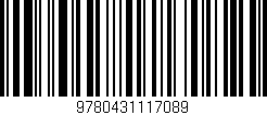 Código de barras (EAN, GTIN, SKU, ISBN): '9780431117089'