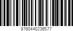 Código de barras (EAN, GTIN, SKU, ISBN): '9780440238577'