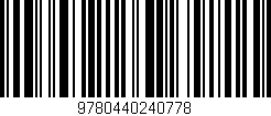 Código de barras (EAN, GTIN, SKU, ISBN): '9780440240778'