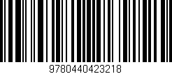 Código de barras (EAN, GTIN, SKU, ISBN): '9780440423218'