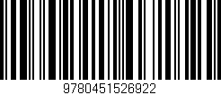 Código de barras (EAN, GTIN, SKU, ISBN): '9780451526922'