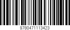 Código de barras (EAN, GTIN, SKU, ISBN): '9780471113423'