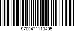 Código de barras (EAN, GTIN, SKU, ISBN): '9780471113485'