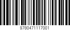 Código de barras (EAN, GTIN, SKU, ISBN): '9780471117001'