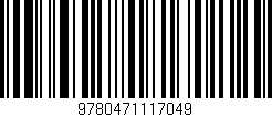 Código de barras (EAN, GTIN, SKU, ISBN): '9780471117049'