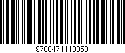 Código de barras (EAN, GTIN, SKU, ISBN): '9780471118053'