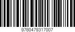 Código de barras (EAN, GTIN, SKU, ISBN): '9780479317007'
