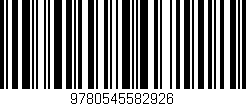 Código de barras (EAN, GTIN, SKU, ISBN): '9780545582926'