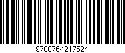 Código de barras (EAN, GTIN, SKU, ISBN): '9780764217524'