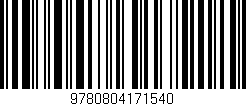Código de barras (EAN, GTIN, SKU, ISBN): '9780804171540'
