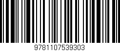 Código de barras (EAN, GTIN, SKU, ISBN): '9781107539303'