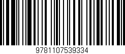 Código de barras (EAN, GTIN, SKU, ISBN): '9781107539334'