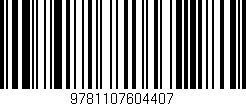 Código de barras (EAN, GTIN, SKU, ISBN): '9781107604407'