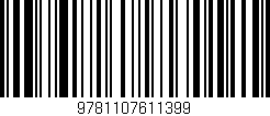 Código de barras (EAN, GTIN, SKU, ISBN): '9781107611399'