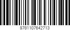 Código de barras (EAN, GTIN, SKU, ISBN): '9781107642713'