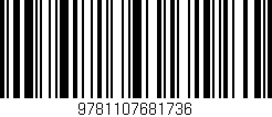 Código de barras (EAN, GTIN, SKU, ISBN): '9781107681736'