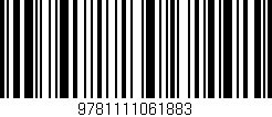 Código de barras (EAN, GTIN, SKU, ISBN): '9781111061883'