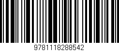 Código de barras (EAN, GTIN, SKU, ISBN): '9781118288542'