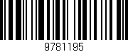 Código de barras (EAN, GTIN, SKU, ISBN): '9781195'